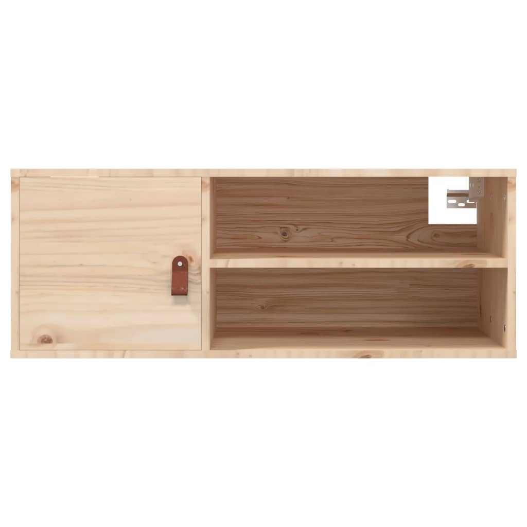 Veggskap 2 stk 80x30x30 cm heltre furu
