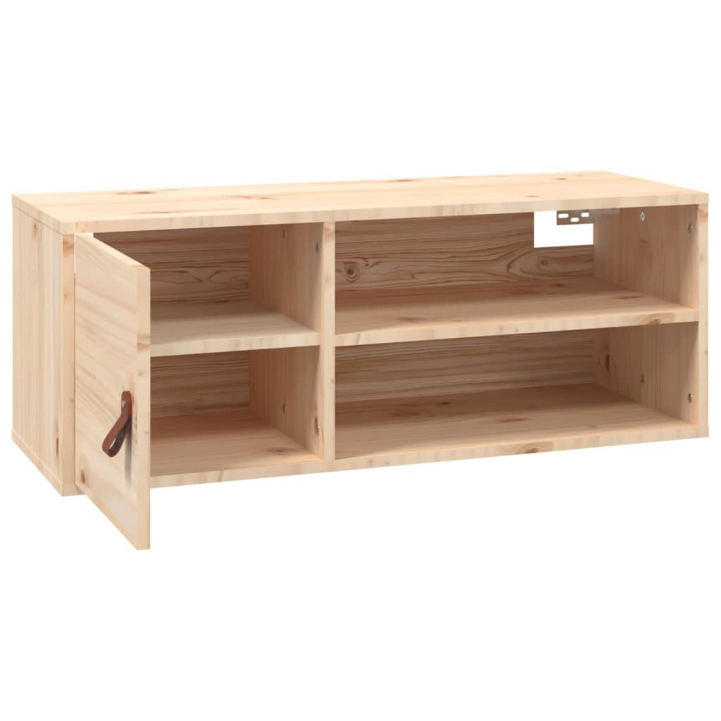 Veggskap 2 stk 80x30x30 cm heltre furu