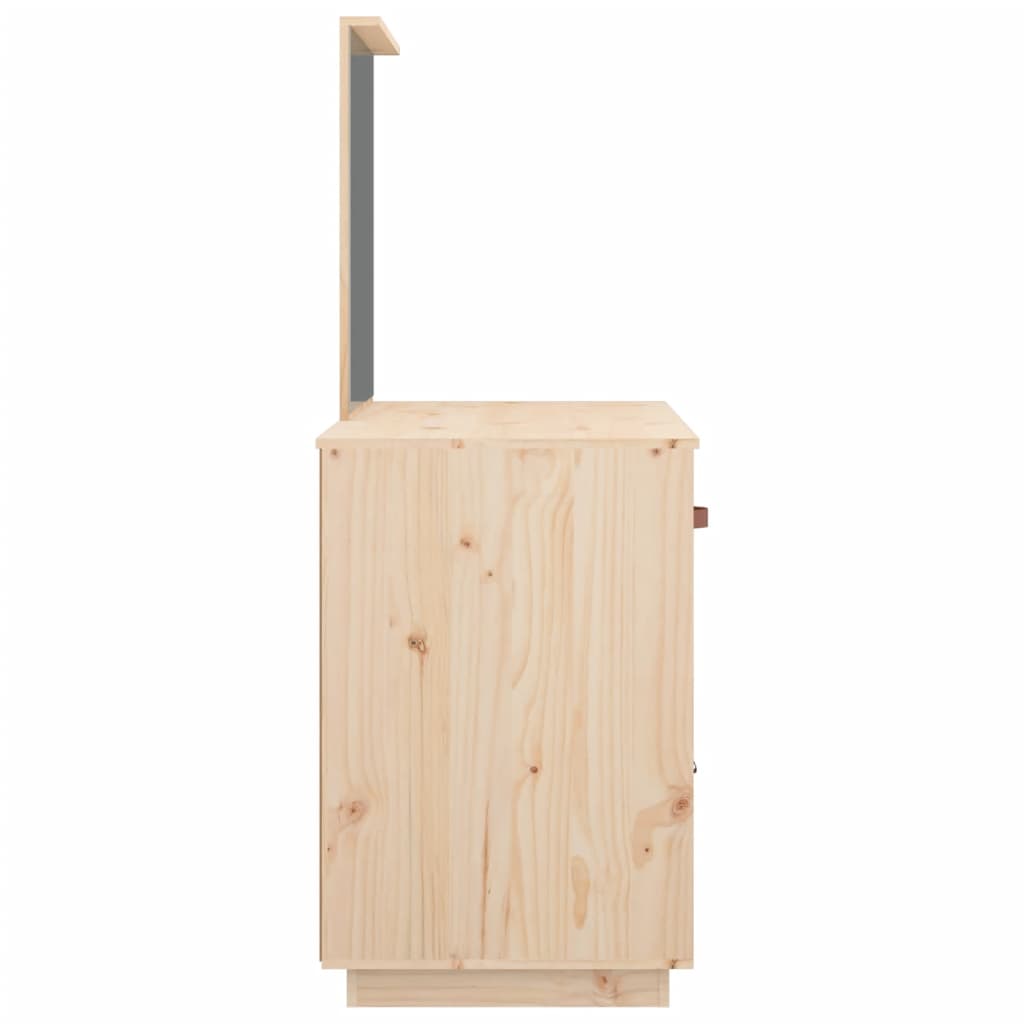 Sminkebord Tre 95x50x134 cm heltre furu