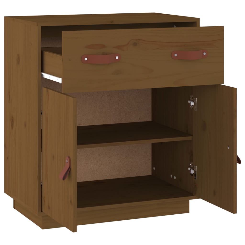 Skjenk Honningbrun 65,5x40x75 cm heltre furu