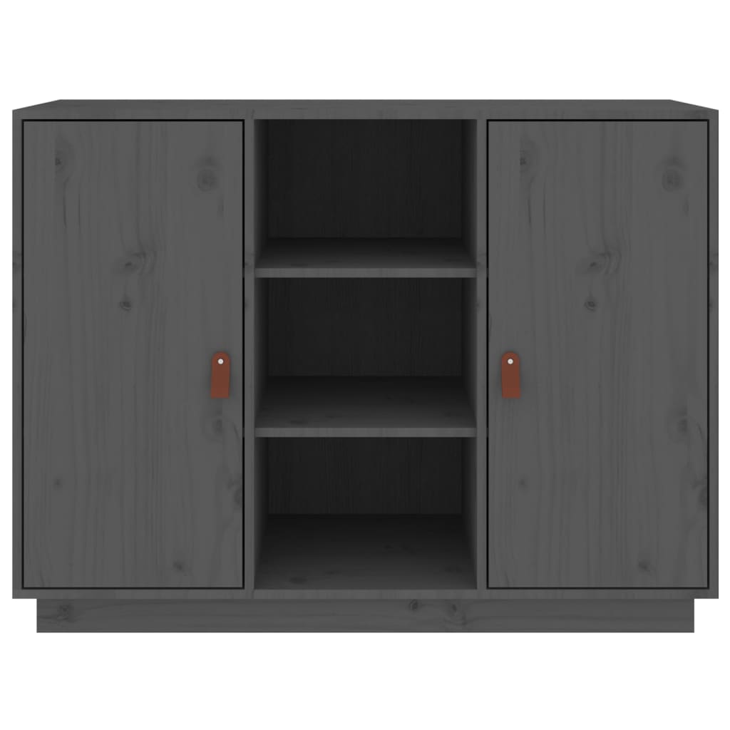 Skjenk Grå 100x40x75 cm heltre furu