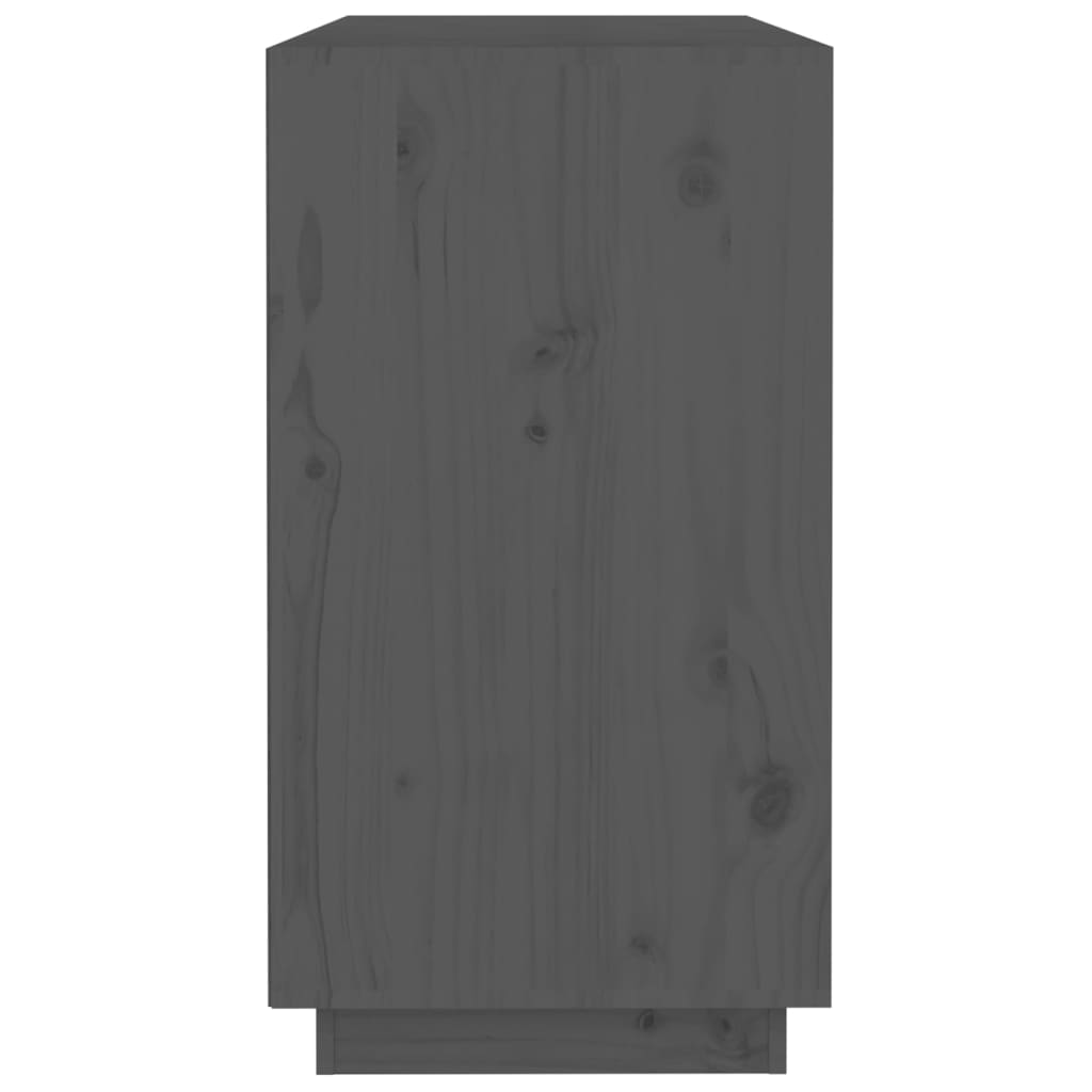 Skjenk Grå 100x40x75 cm heltre furu