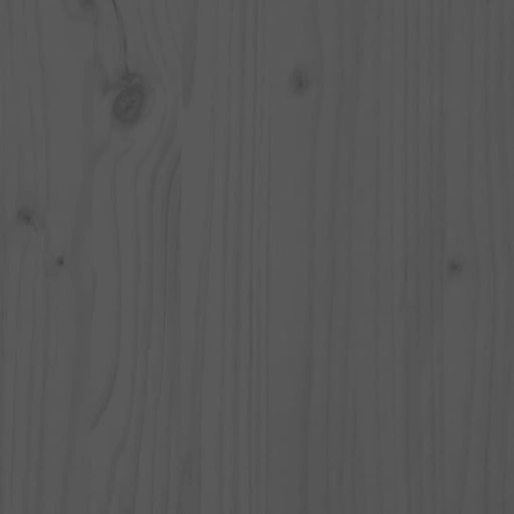 Skjenk Grå 100x40x75 cm heltre furu