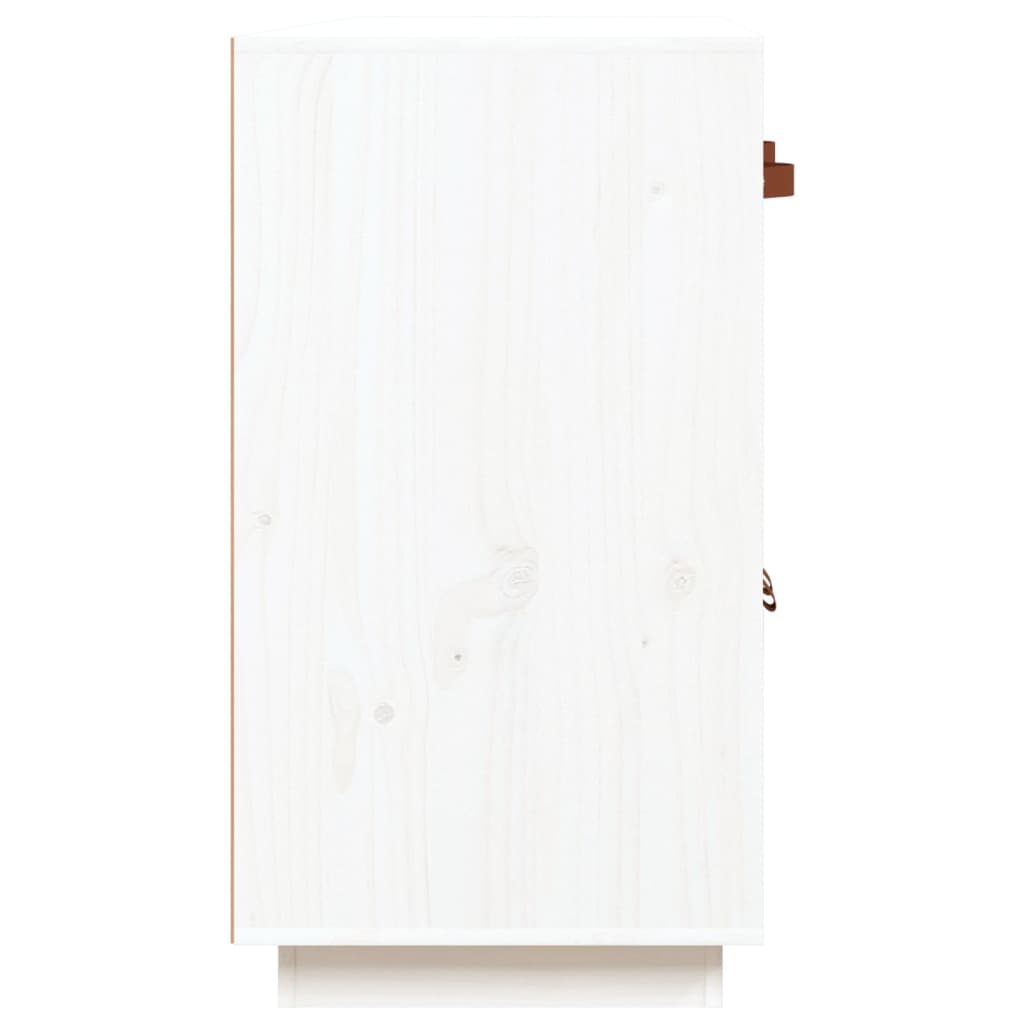 Skjenk Hvit 98,5x40x75 cm heltre furu