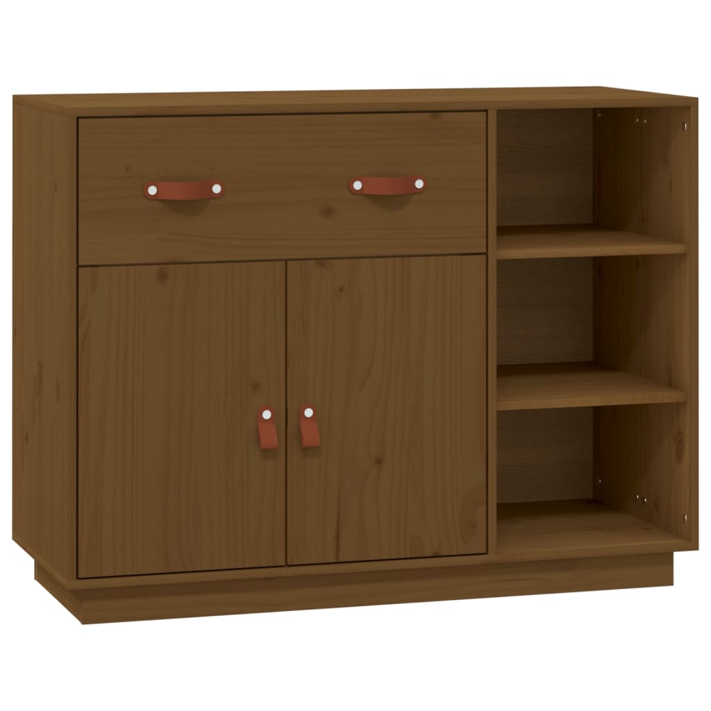 Skjenk Honningbrun 98,5x40x75 cm heltre furu