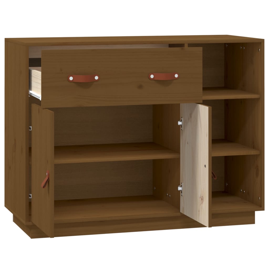 Skjenk Honningbrun 98,5x40x75 cm heltre furu