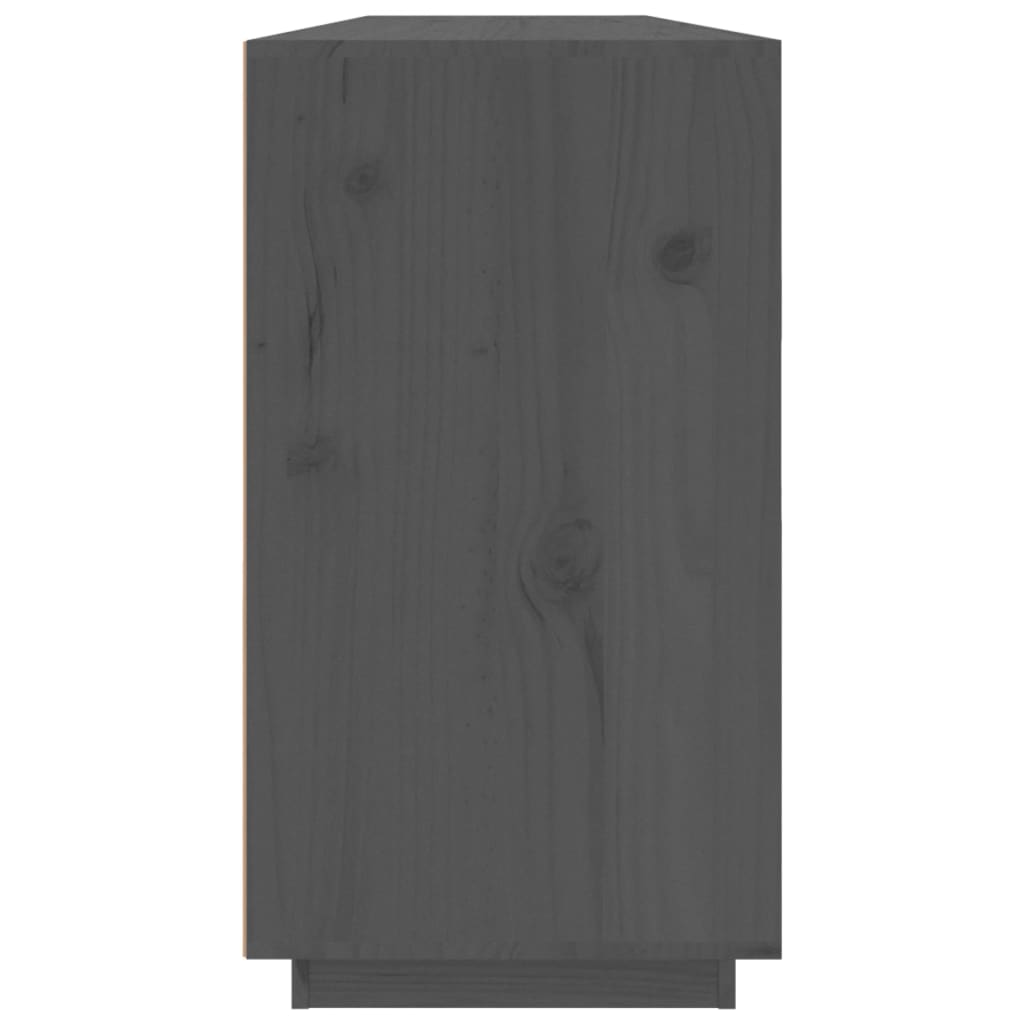 Skjenk Grå 100x40x75 cm heltre furu