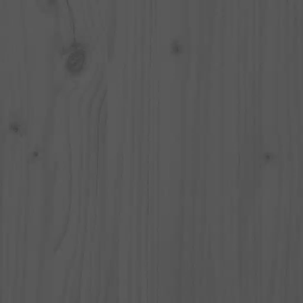 Skjenk Grå 100x40x75 cm heltre furu