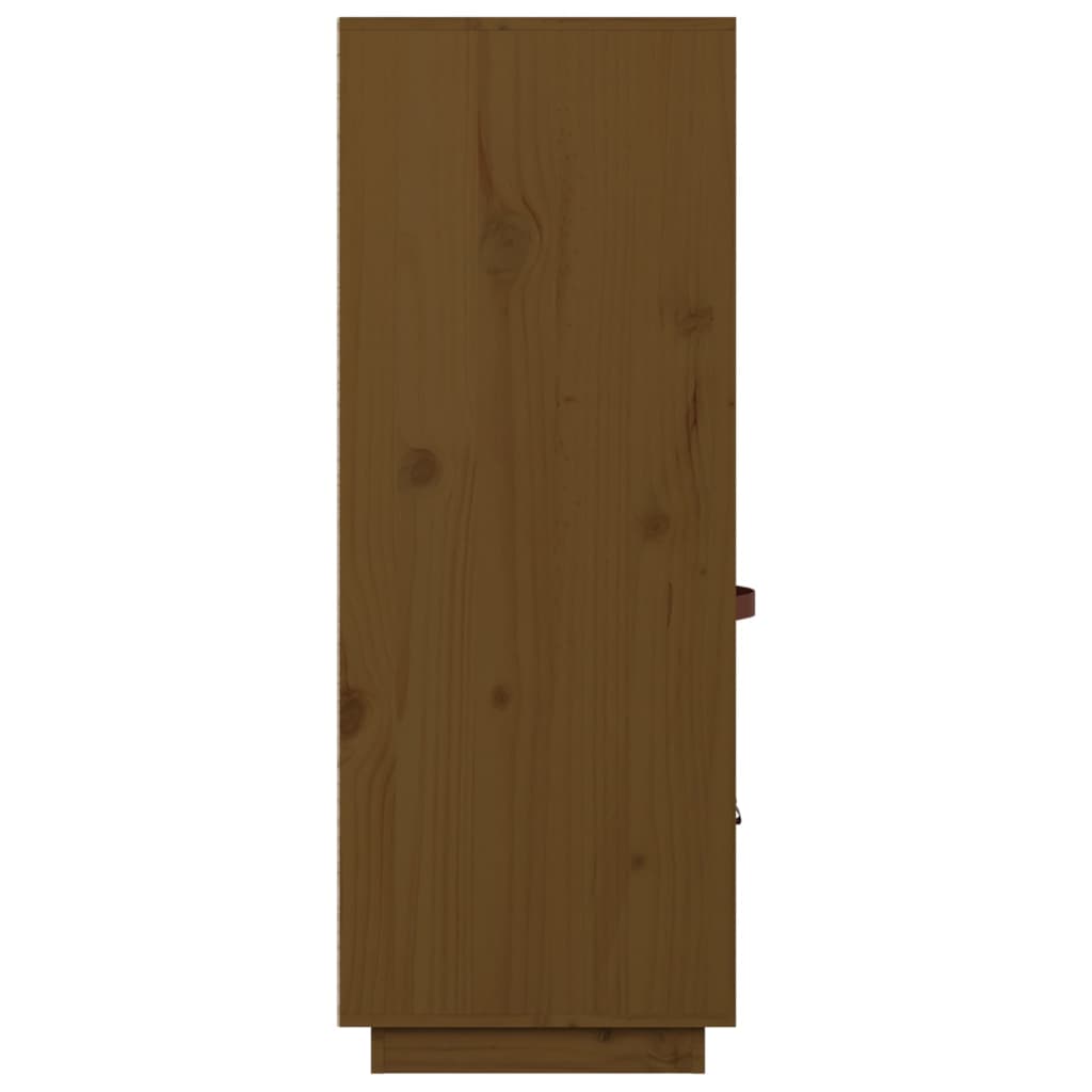 Vitrineskap Tre Honningbrun 67x40x108,5 cm heltre furu