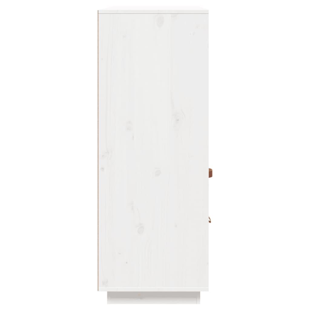 Skap hvit 100x40x108,5 cm heltre furu