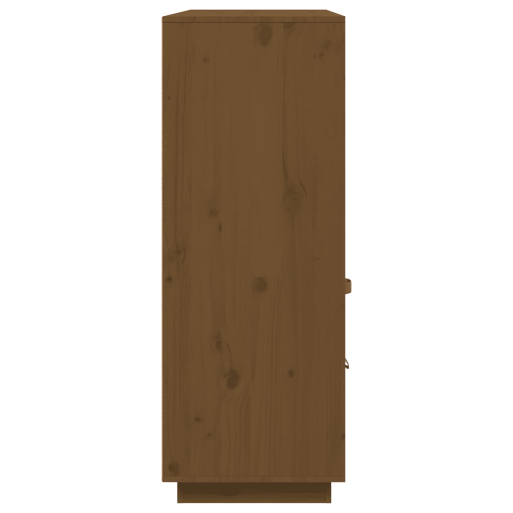 Vitrineskap Tre Honningbrun 100x40x108,5 cm heltre furu