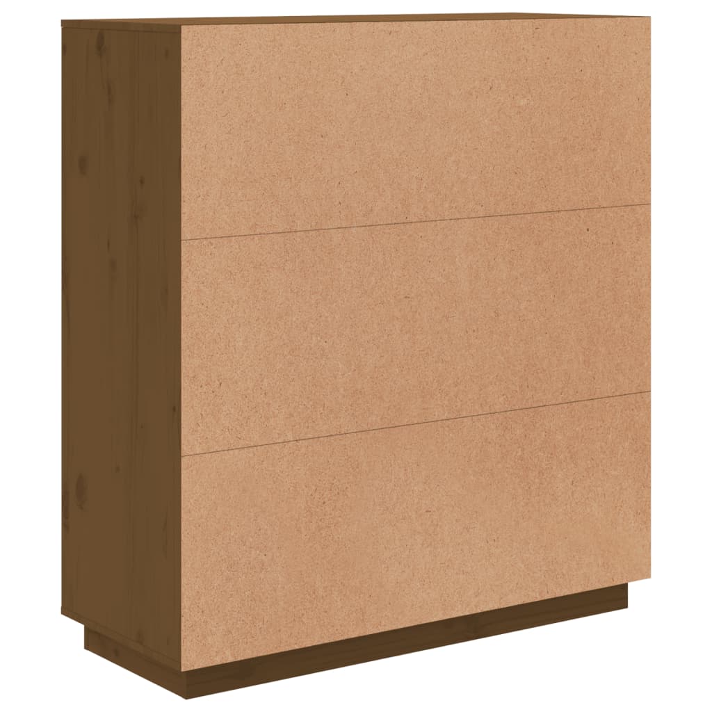 Vitrineskap Tre Honningbrun 100x40x108,5 cm heltre furu