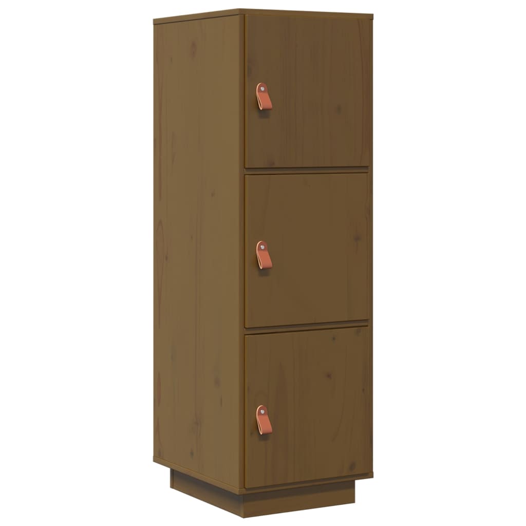 Skap honningbrun 34x40x108,5 cm heltre furu