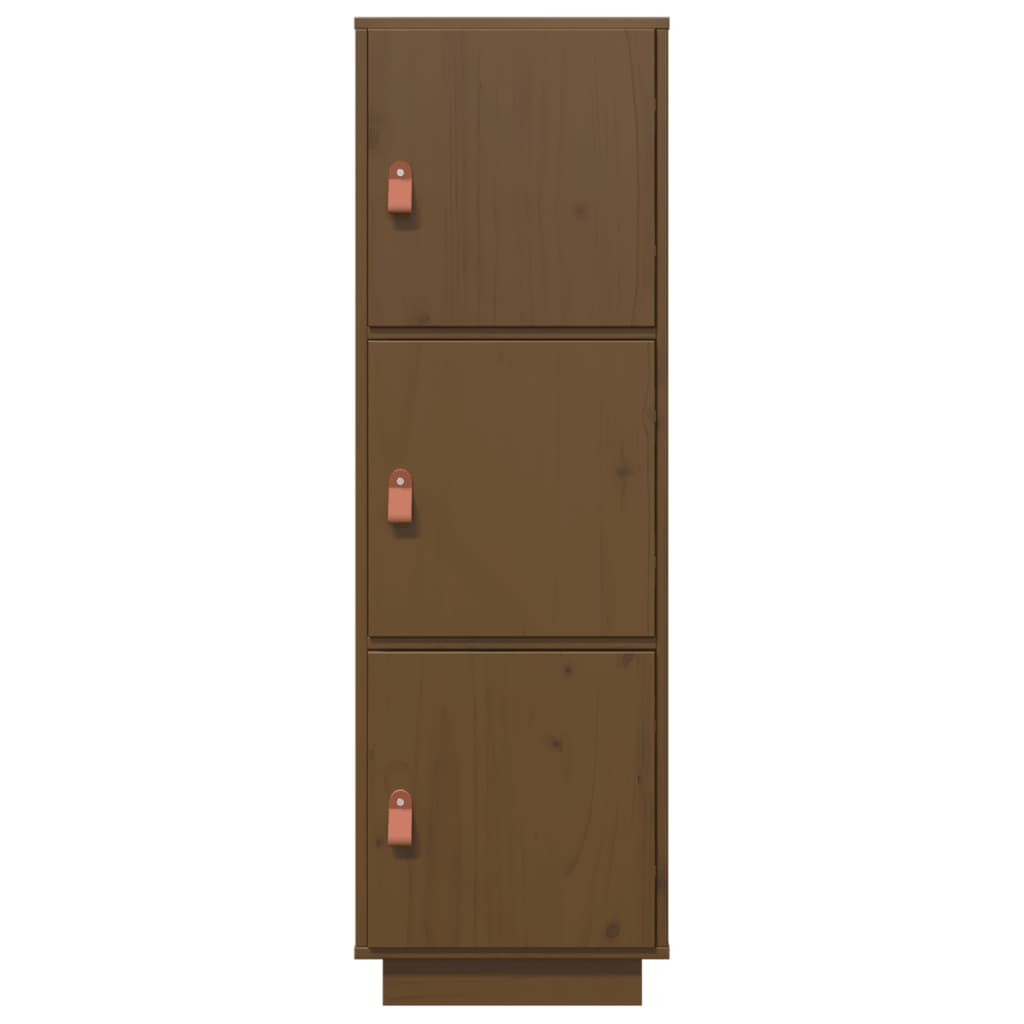 Skap honningbrun 34x40x108,5 cm heltre furu
