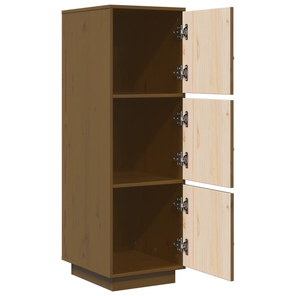 Skap honningbrun 34x40x108,5 cm heltre furu