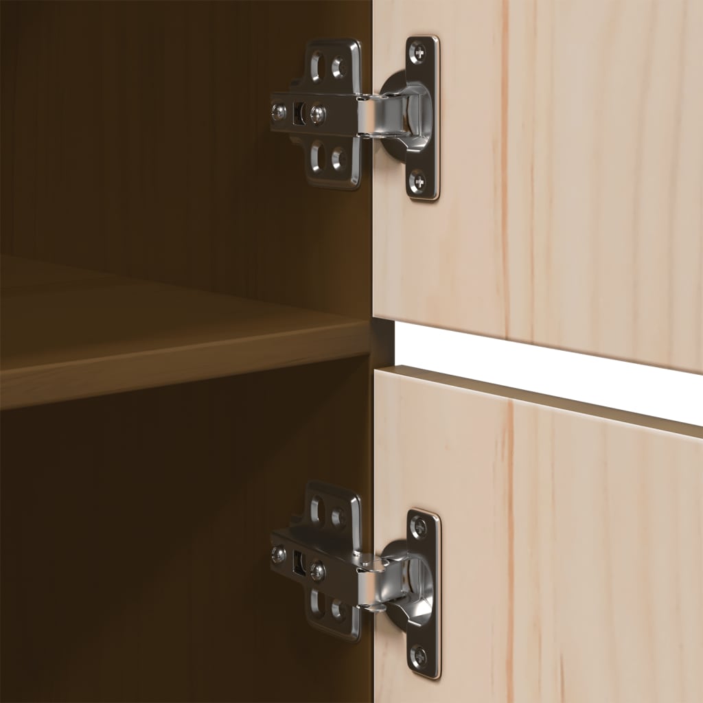 Skap honningbrun 34x40x108,5 cm heltre furu