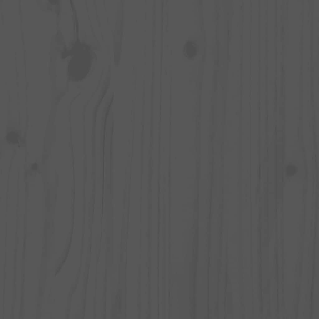 Skap Grå 67x40x108,5 cm heltre furu