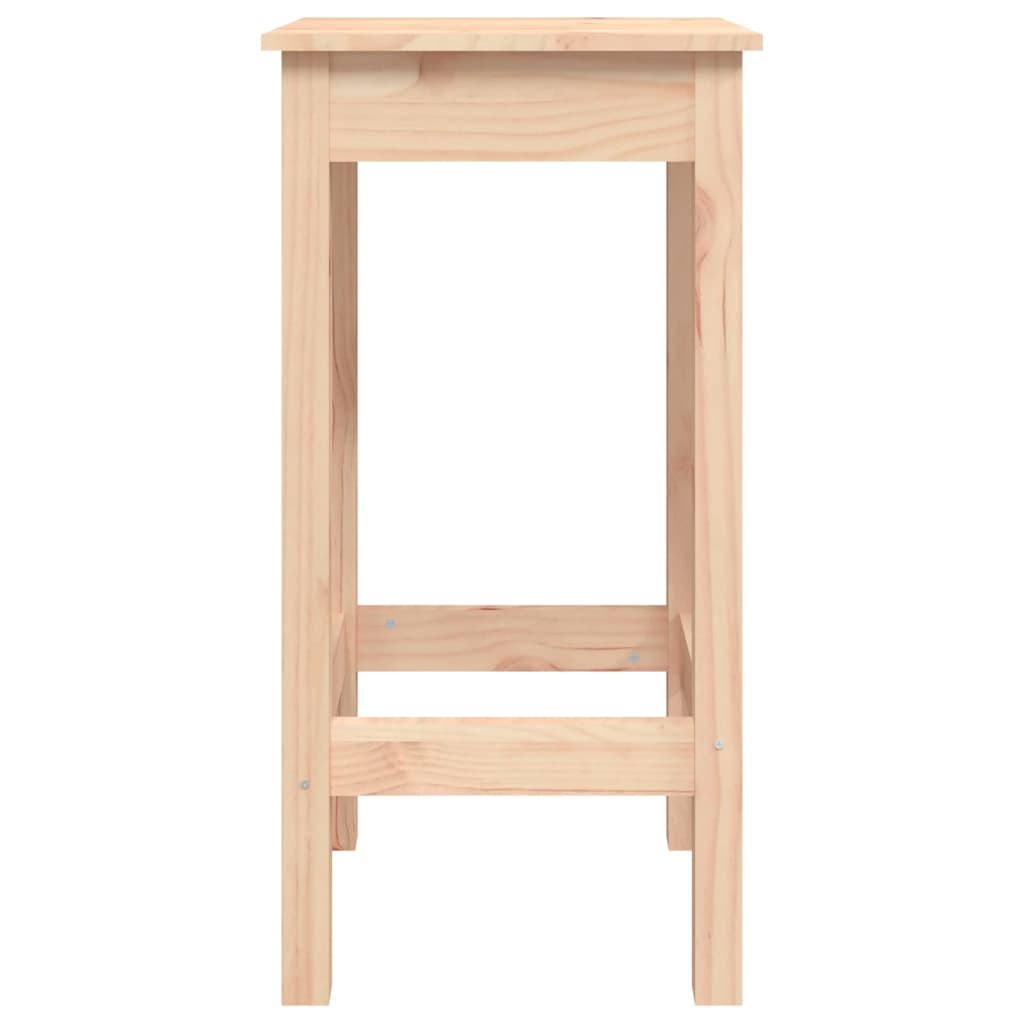 Barstoler 2 stk 40x40x78 cm heltre furu
