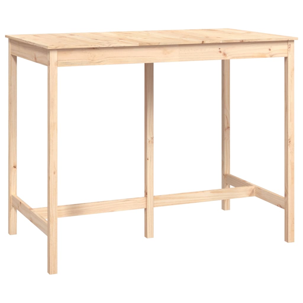 Barbord 140x80x110 cm heltre furu