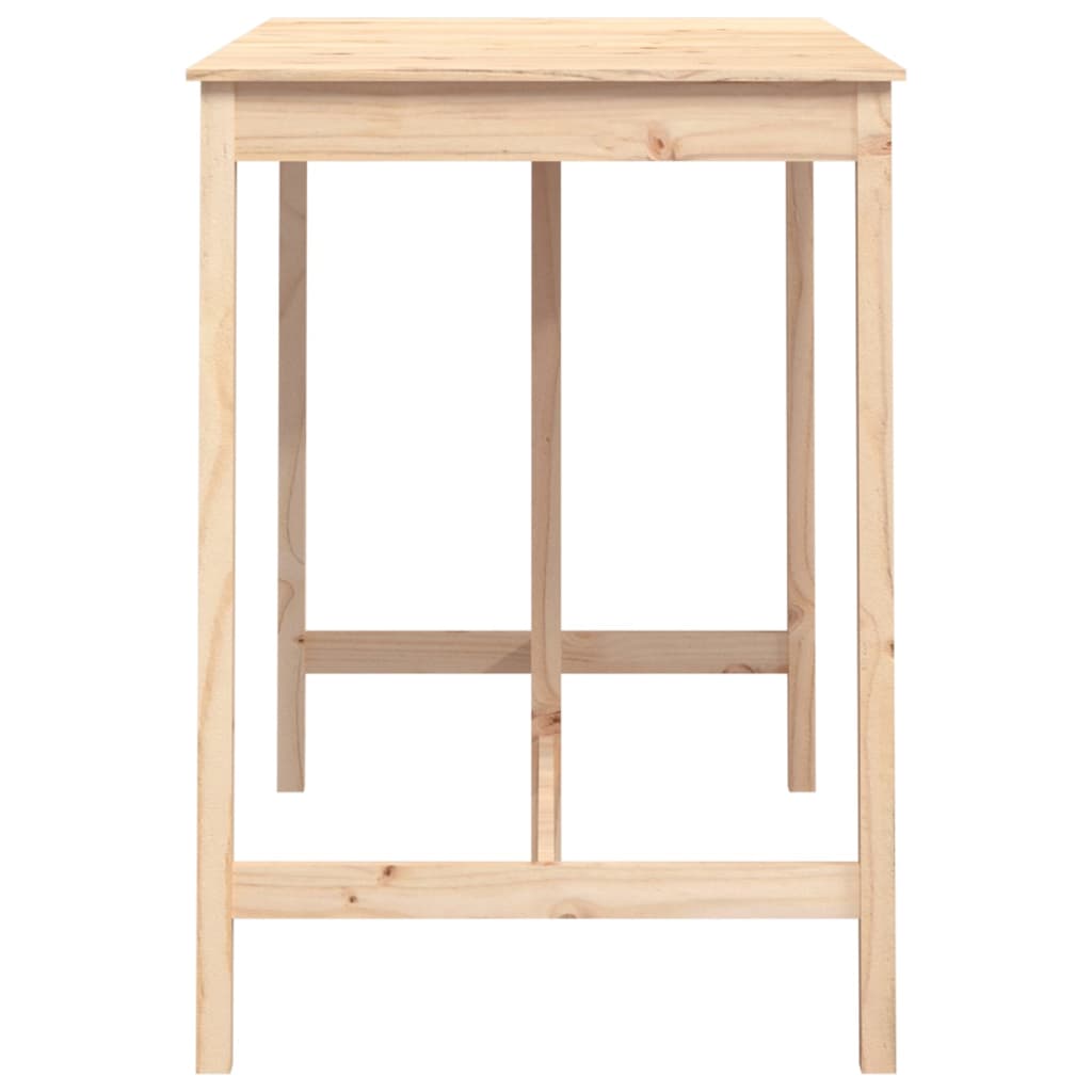 Barbord 140x80x110 cm heltre furu