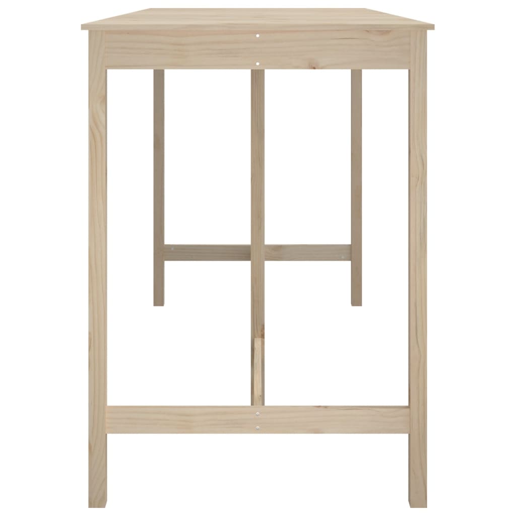 Barbord 180x80x110 cm heltre furu