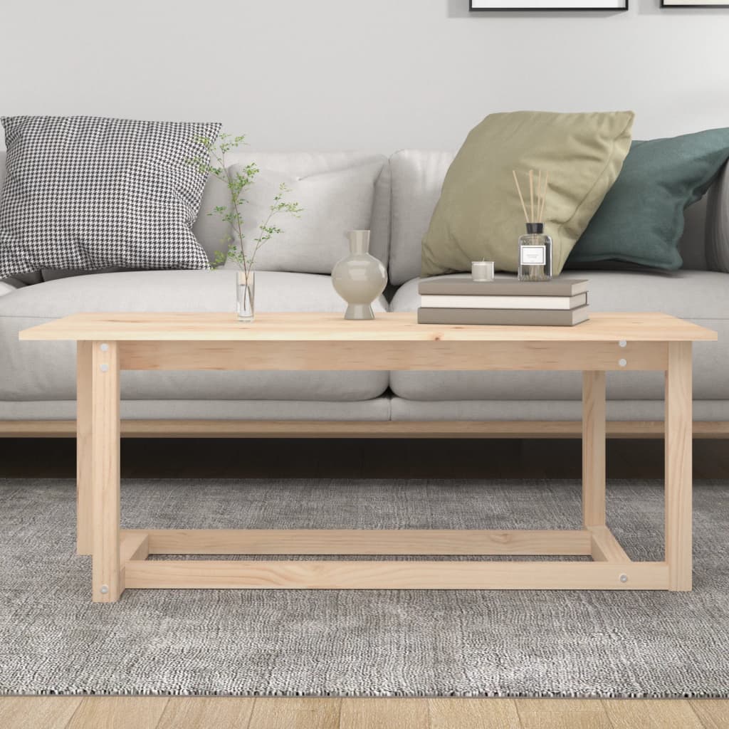 Salongbord Sofabord Tre 110x55x45 cm heltre furu