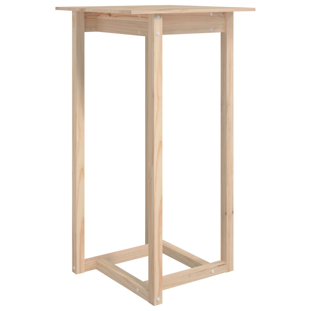 Barbord 60x60x110 cm heltre furu