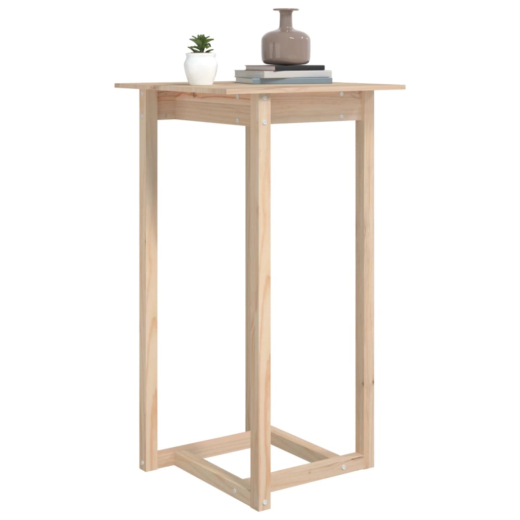 Barbord 60x60x110 cm heltre furu