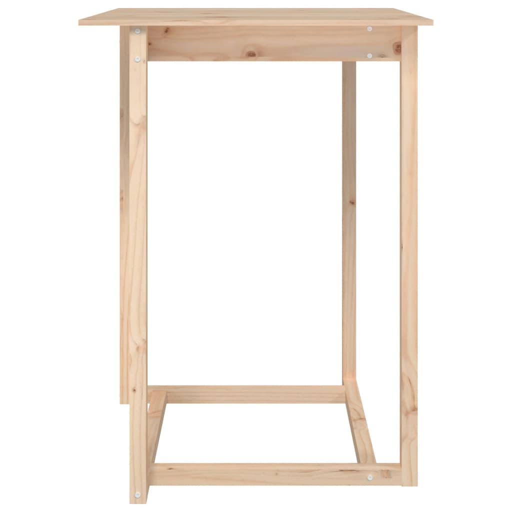 Barbord 80x80x110 cm heltre furu