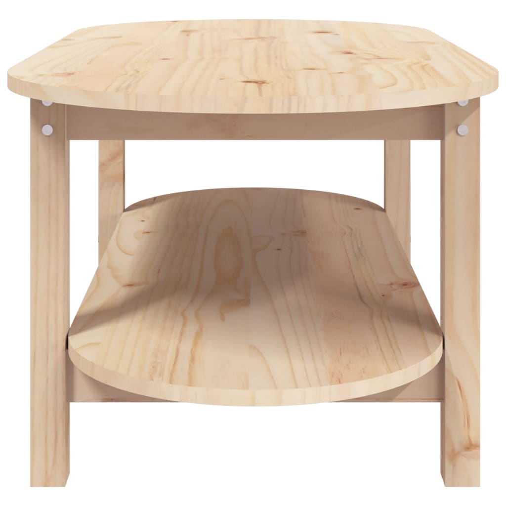 Salongbord Sofabord Tre heltre furu 110x55x45 cm