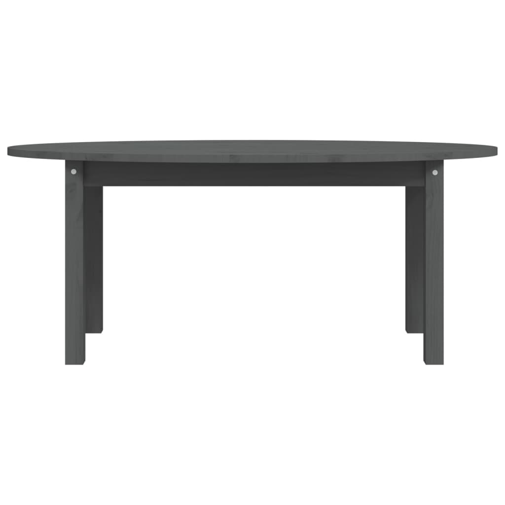 Salongbord Sofabord Grå 110x55x45 cm heltre furu