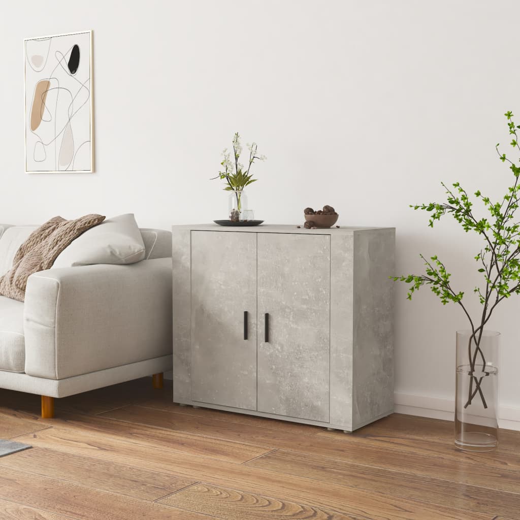 Skap Betonggrå 80x33x70 cm