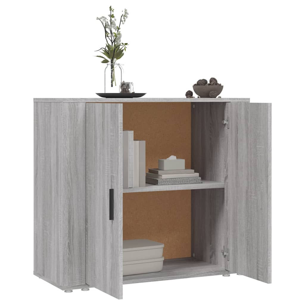 Skap Sonoma Grå 80x33x70 cm