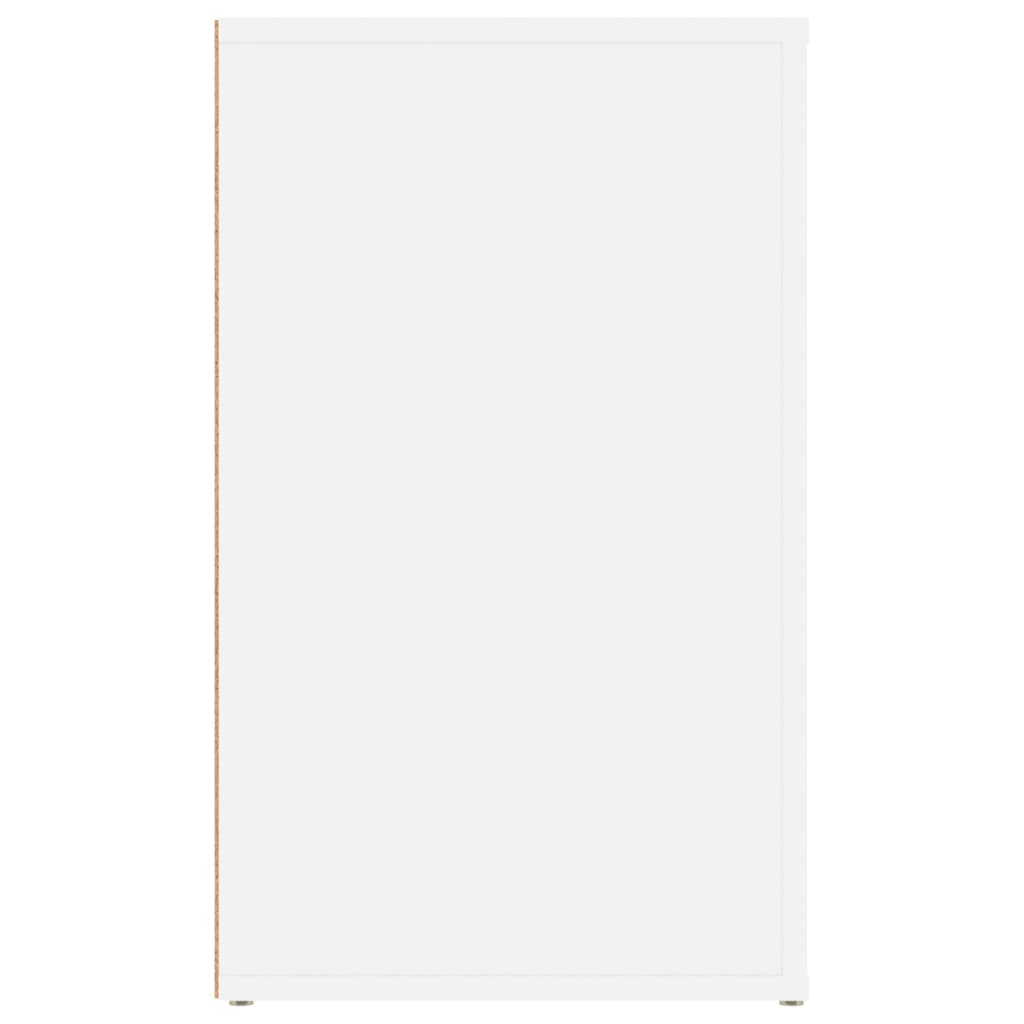 Nattbord Sengbord Hvit 50x36x60 cm