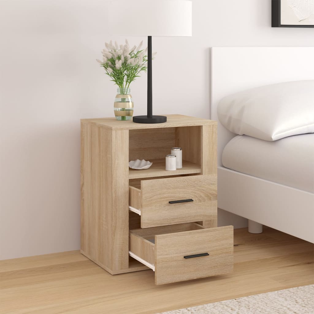 Nattbord Sengbord Sonoma Eik 50x36x60 cm