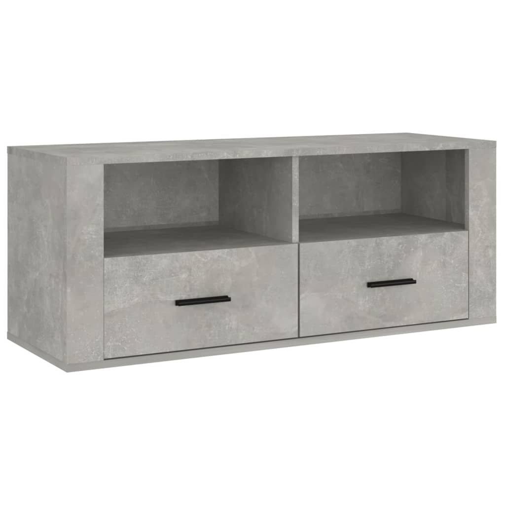 TV-Møbel Betonggrå TV-benk 100x35x40 cm