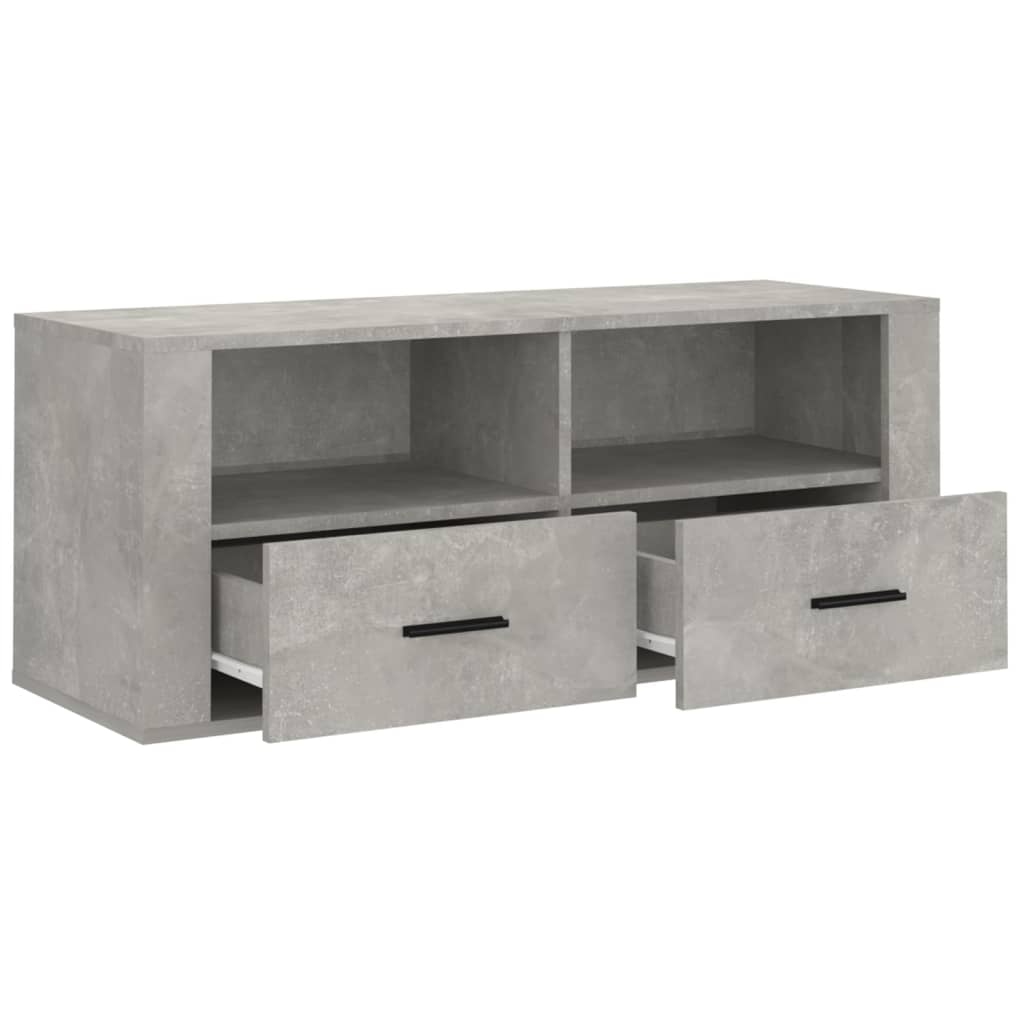 TV-Møbel Betonggrå TV-benk 100x35x40 cm
