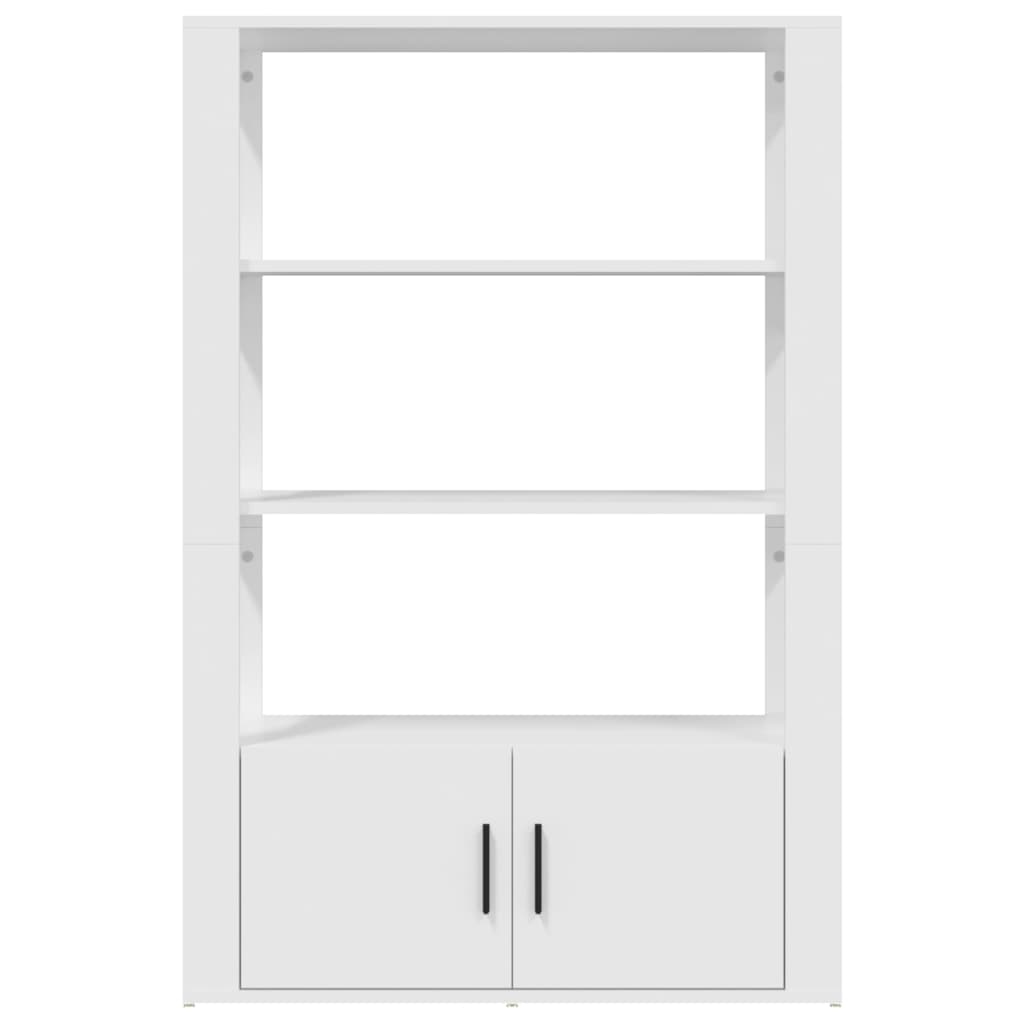 Bokhylle Hvit 80x30x119,5 cm