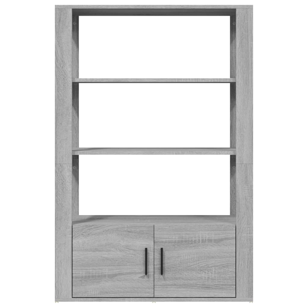 Bokhylle Sonoma Grå 80x30x119,5 cm