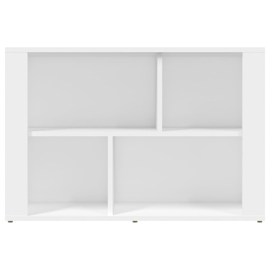 Skjenk hvit 80x30x54 cm konstruert tre