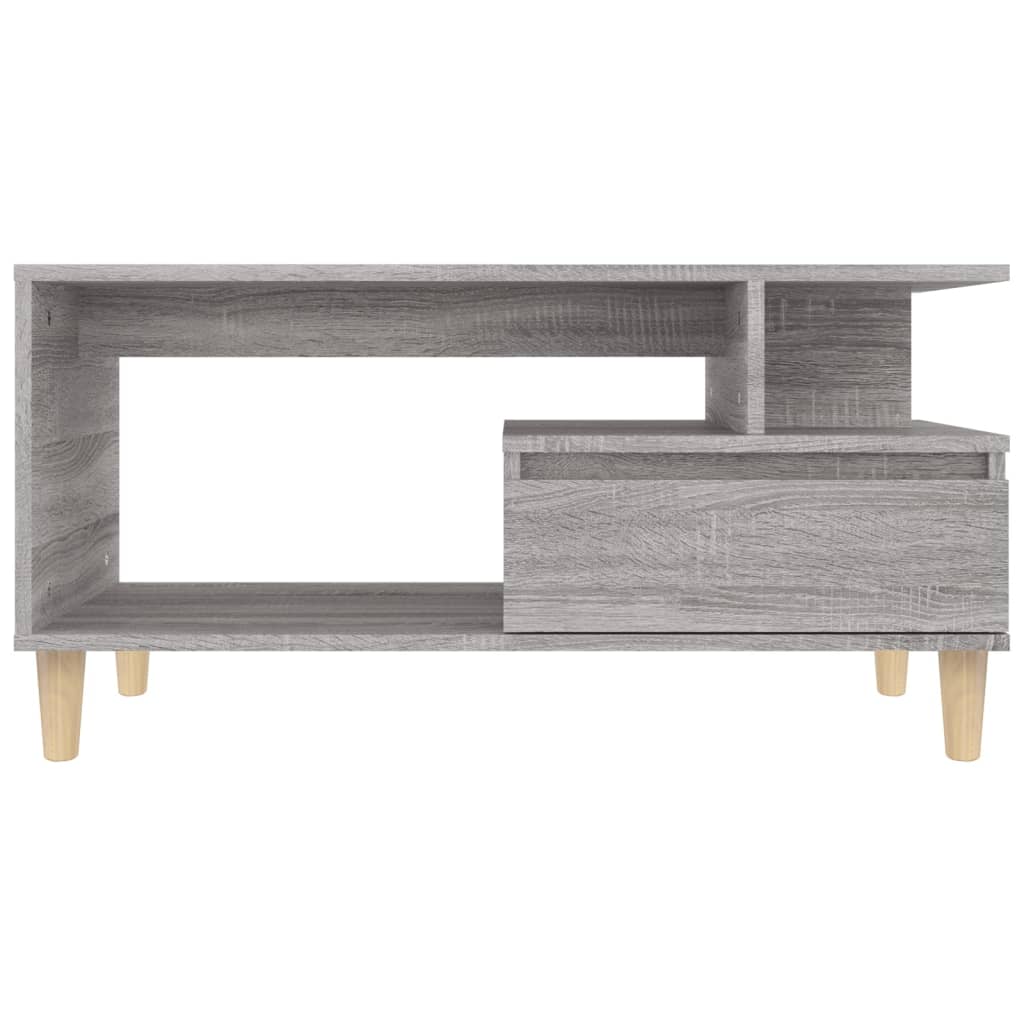 Salongbord Sofabord Sonoma Grå 90x49x45 cm
