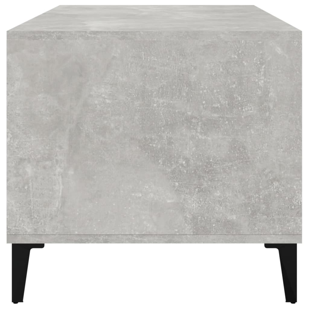 Salongbord Sofabord Betonggrå 90x49x45 cm