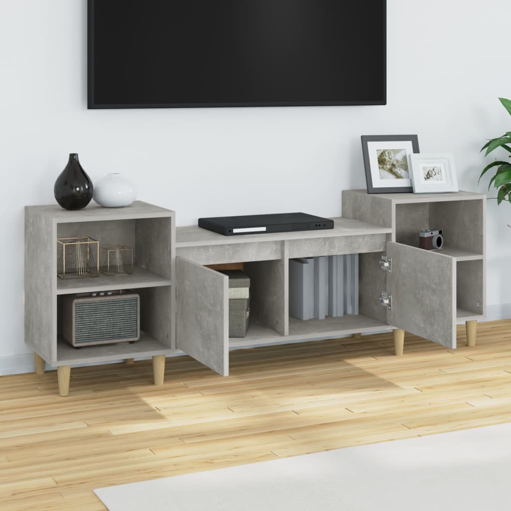 TV-Møbel Betonggrå TV-benk 160x35x55 cm