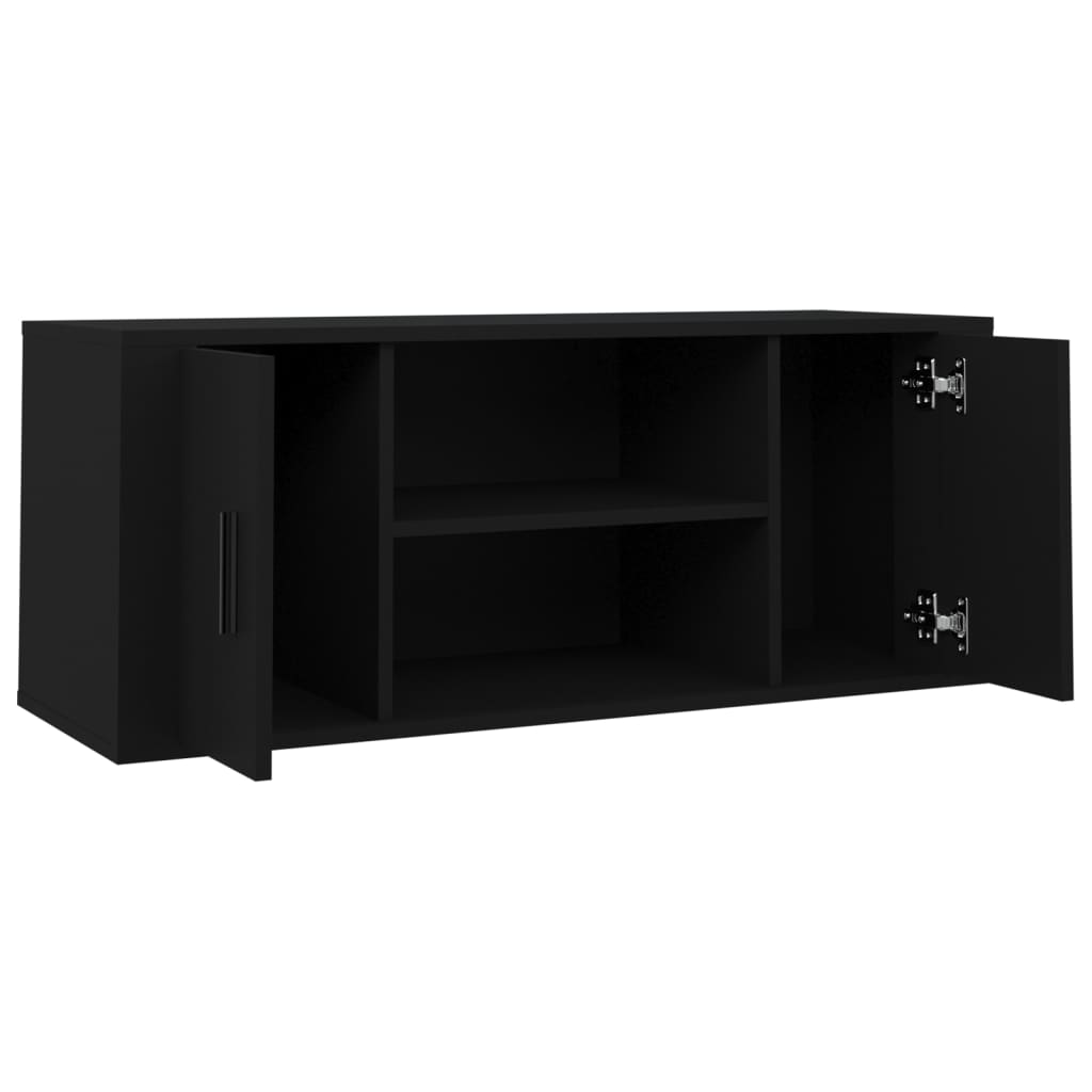 TV-Møbel Svart TV-benk 100x35x40 cm