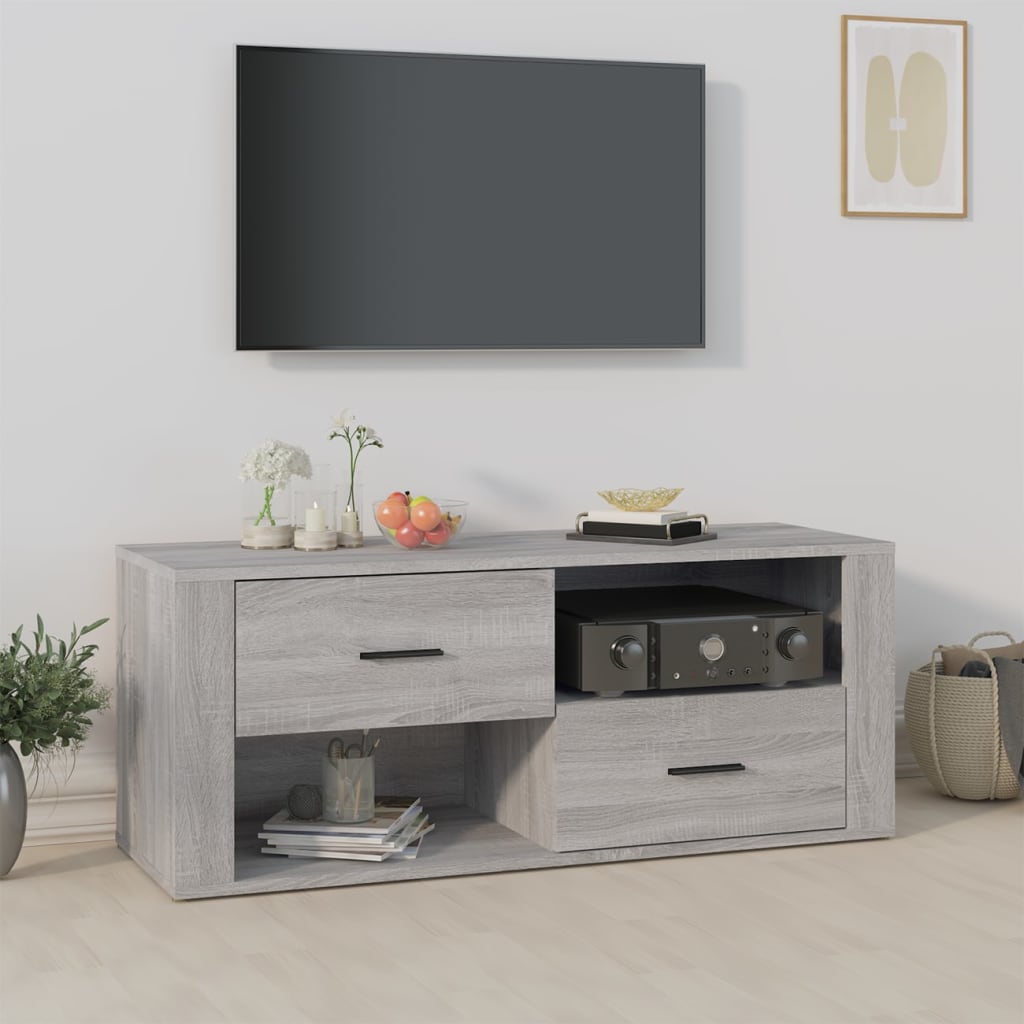 TV-Møbel Sonoma Grå Tv-benk 100x35x40 cm