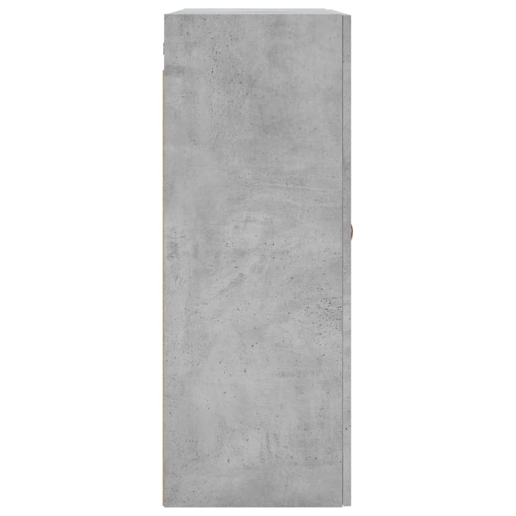 Veggskap Betonggrå 2 stk 69,5x34x90 cm