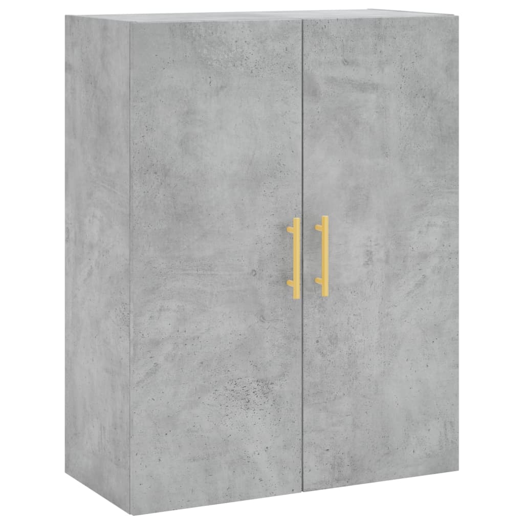 Veggskap Betonggrå 2 stk 69,5x34x90 cm