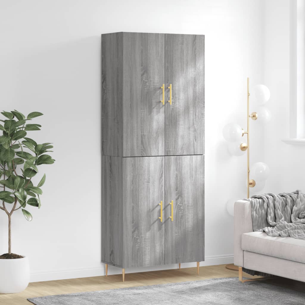 Skap Sonoma Grå 69,5x34x180 cm