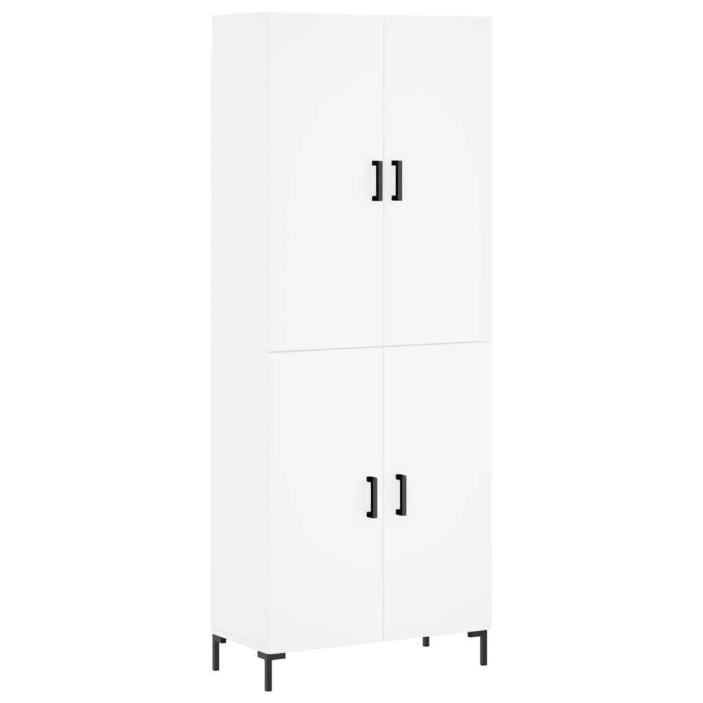 Skap Hvit 69,5x34x180 cm