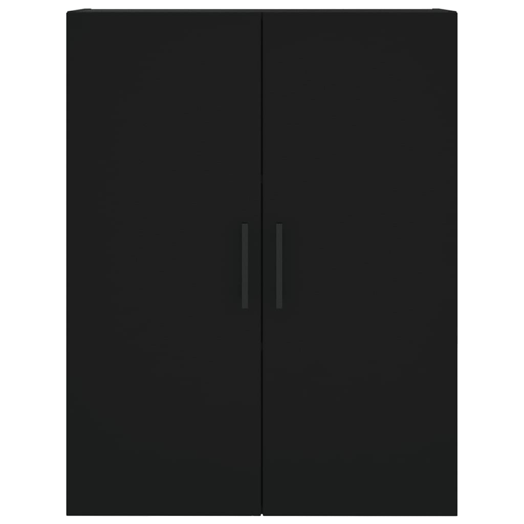 Skap Svart 69,5x34x180 cm